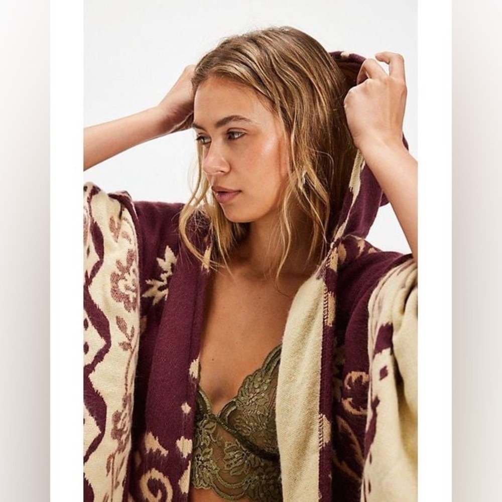 🚫SOLD🚫 NWOT! FP Free People Rown Printed Duster Sz OS - Picture 4 of 6